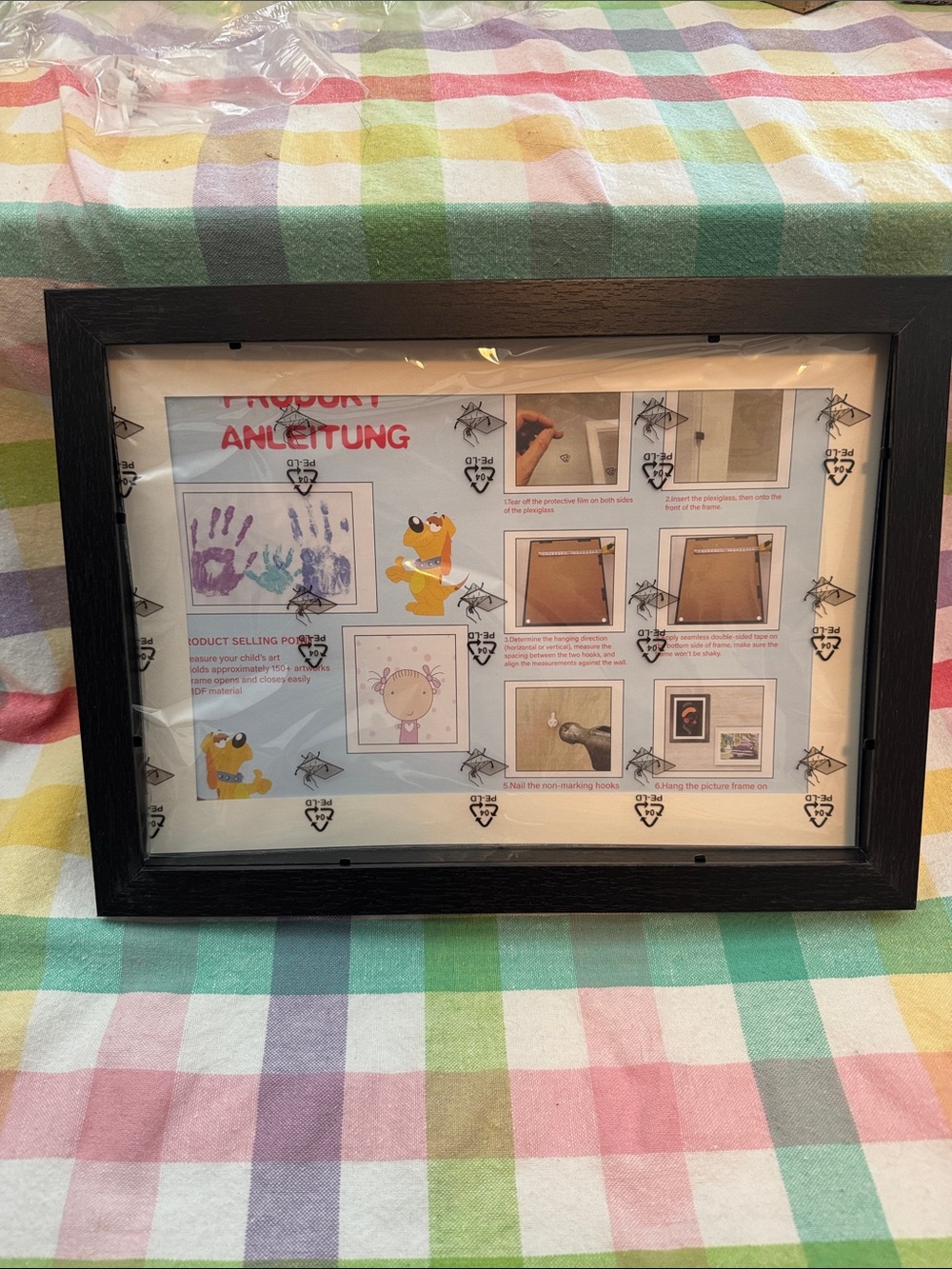 Kids Artwork Frame — black